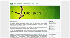 Desktop Screenshot of clubfalcons.org
