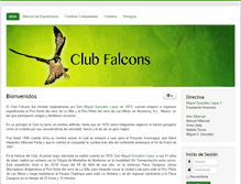Tablet Screenshot of clubfalcons.org